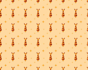Vector seamless pattern with magic ties. school uniform