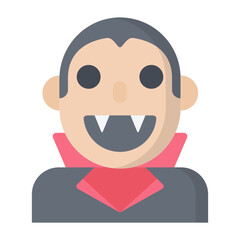 Vampire Flat Icon