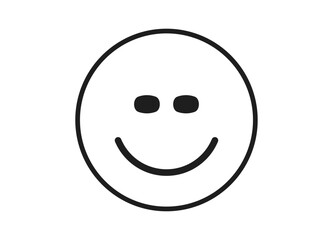 happy smiley face isolated