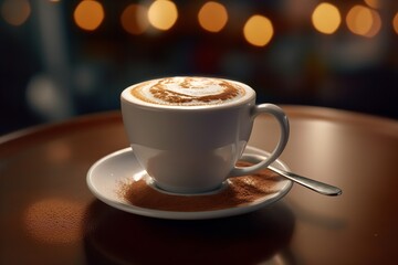 cup of cappuccino
