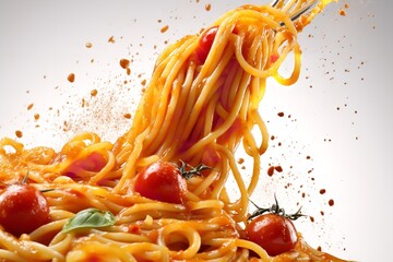 spaghetti with tomato