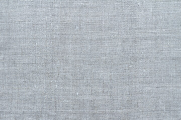 Fototapeta na wymiar Natural linen fabric, background or texture, natural gray color