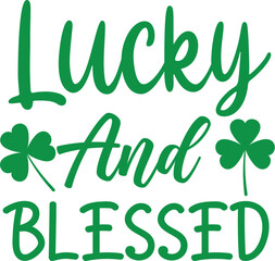 Fototapeta premium St Patrick's Day svg