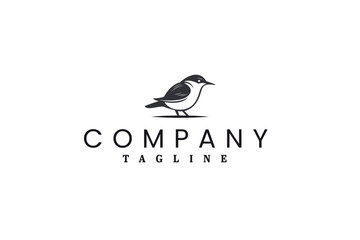 sparrow bird logo design