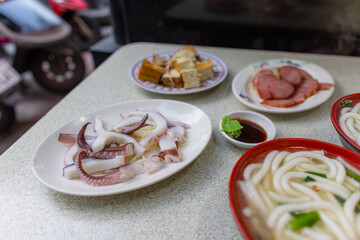 Taiwanese cuisine food at the street