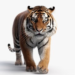 Obraz na płótnie Canvas white bengal tiger