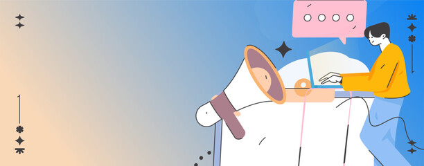 Business People Flat Vector Concept Operation Hand Drawn Illustration
