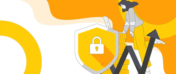 Business People Flat Vector Concept Operation Hand Drawn Illustration
