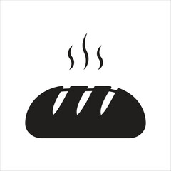 bread icon simple design art eps 10