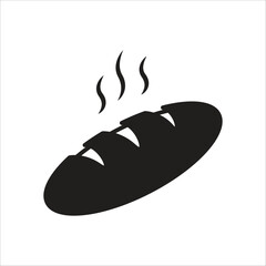 bread icon simple design art eps 10