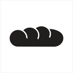 bread icon simple design art eps 10