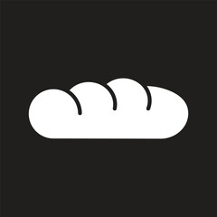 bread icon simple design art eps 10