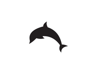 HAND DRAWN DOLPHIN ICONS IN VECTOR