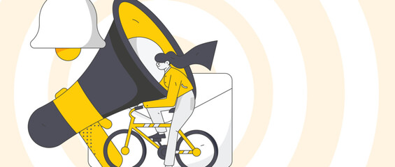 Business People Flat Vector Concept Operation Hand Drawn Illustration
