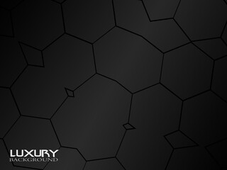 Black triangles abstract background, Grunge surface, 3d Rendering.