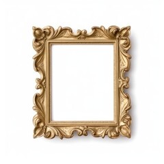 Mockup Victorian Golden Square Frame Front