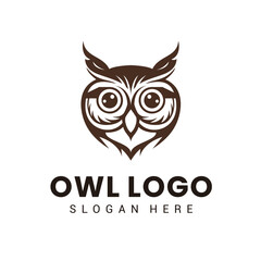 Owl Logo Design Vector Template 9