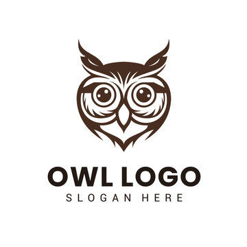 Owl Logo Design Vector Template 9