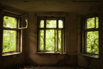 Fenster - Lostplace  - Beatiful Decay - Verlassener Ort - Urbex / Urbexing - Lost Place - Artwork -...