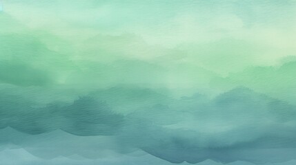 Watery Blue Gradient Watercolor Background, Serene and Soothing