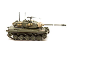 tank model on a white background