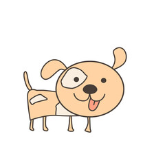 Obraz na płótnie Canvas dog cartoon