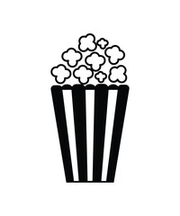 popcorn icon, vector best flat icon.