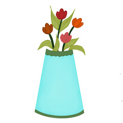 Flower color with png