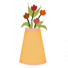 Flower color with png