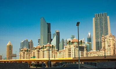 Fototapeta na wymiar Dubai was the fastest developing city in the world between 2002 and 2008.