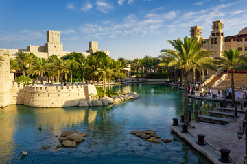 DUBAI, UAE - NOVEMBER 15: View of the  Souk Madinat Jumeirah