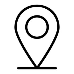 address location line icon