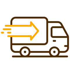 Delivery Service Logo Icon Vector Illustration