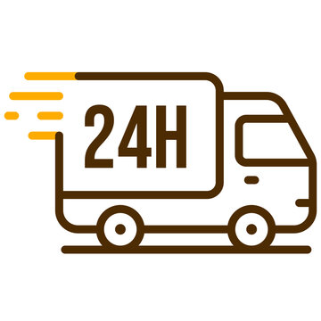 Delivery Service Logo Icon Vector Illustration