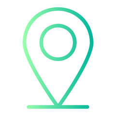 address location gradient icon