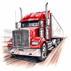 Big Truck Illustration