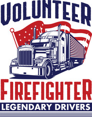 Trucker SVG t-shirt Design  © Jannatul