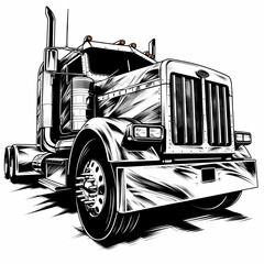 Big Truck Illustration