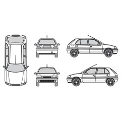 car outline, family or self, part 25