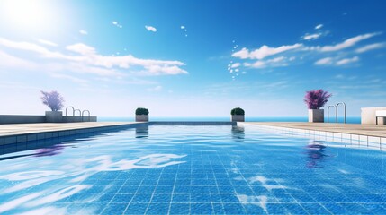 Obraz premium A Serene Swimming Pool