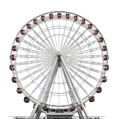 Fotobehang a portrait of a Ferris wheel © LUPACO PNG