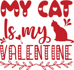 Valentine Trendy SVG T-shirt Design