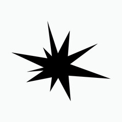 Explode Icon. Explosion Symbol - Vector.   