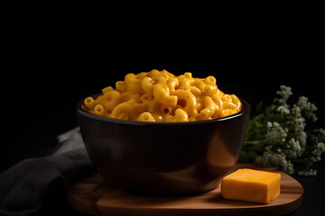 Promotional commercial photo mac and cheese