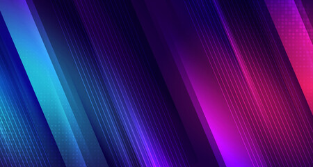 Fototapeta premium Abstract digital technology futuristic circuit blue purple background, Cyber science tech, Innovation communication future, Ai big data, internet network connection, Cloud hi-tech illustration layout