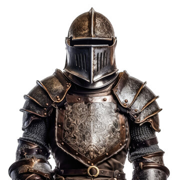 an ancient medieval armor