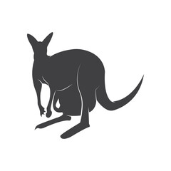 kangaroo Logo Template vector illustration
