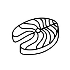 Fish meat icon