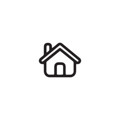 home icon for applications on computers or cellphones or other Web design, mobile app.