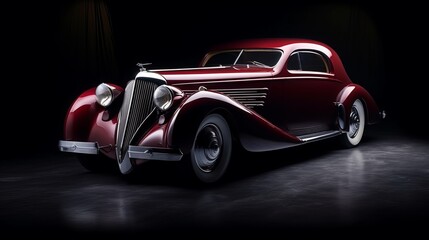 Obraz na płótnie Canvas A Vintage Classic Car - A Timeless Symbol of Elegance
